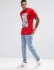 Adidas Originals t-shirt męski czerwony Ay7818 Adidas Originals t-shirt męski czerwony Ay7818
